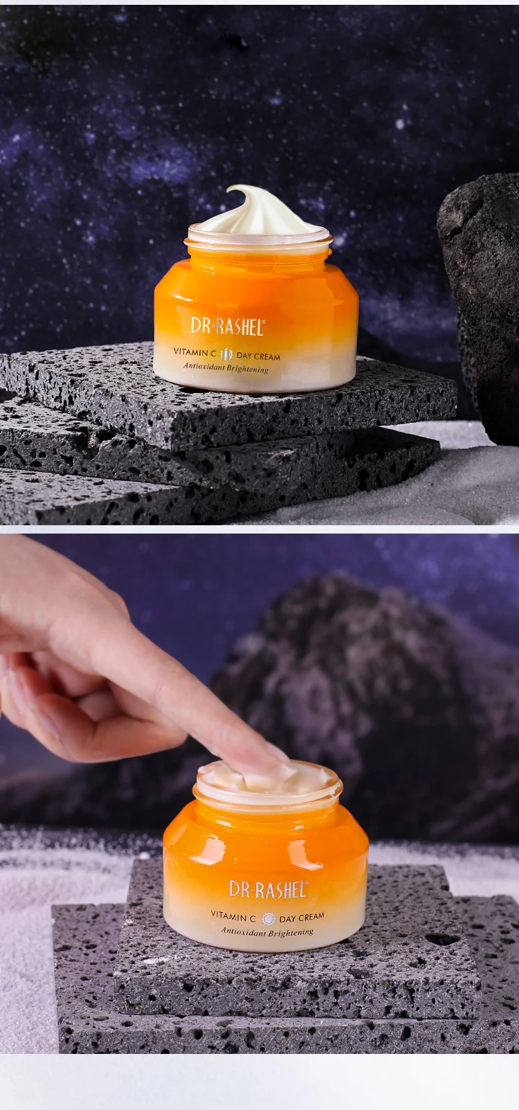 DR RASHEL Moisturizing Brightening Repair Women Retinol Vitamin C Day And Night Face Cream Set